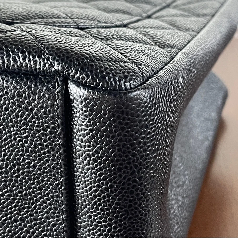 Chanel Black Caviar Grand Shopping Tote - Picture 10 of 16